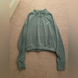 Cropped Gymshark Half-zip